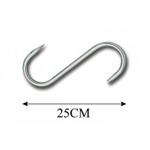 Crochet de boucher Bargoin en inox capacité 230kg - 25cm