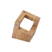 Bloc vide Artelegno Pisa bois de hêtre - 8 couteaux de cuisine + 1 aiguiseur