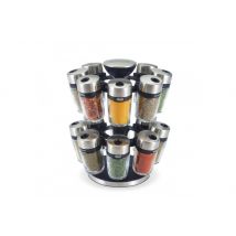 Carrousel à épices Cole & Mason 16 pots en verre