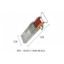 Casier à couteaux professionnel acier inoxydable - 5 emplacements
