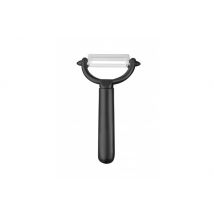 Eplucheur Pradel lame céramique manche ABS noir - 5cm