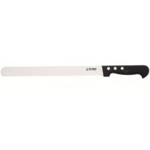 Couteau à génoise Au Nain lame en inox dents demi-lune 28cm