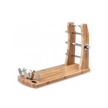Serre jambon Déglon en bambou - supports en acier inox