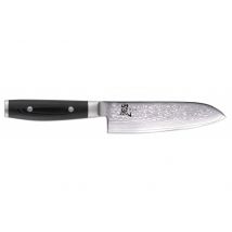 Couteau Santoku japonais Yaxell Ran - lame 16,5cm damas 69 couches et acier VG10