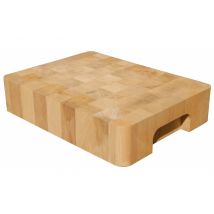 Billot de boucher Chabret en bois 50x40cm