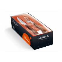 Coffret Arcos 12 pièces - 6 couteaux et 6 fourchettes acier Nitrum