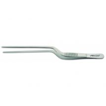Pince à dresser coudée avec stries Arcos acier inox 20cm