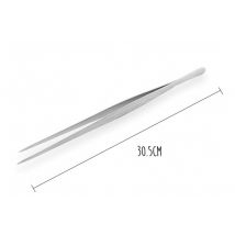 Pince à dresser droite avec stries Louis Tellier tout inox 30,5cm