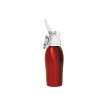 Siphon à chantilly Liss inox 0.5l laqué rouge