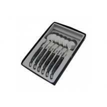 6 cuillères à soupe Pradel Excellence Postiche Gris en inox
