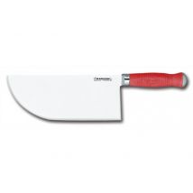 Feuille de boucher Bargoin en inox 26cm - Manche rouge