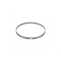 Cercle à pâtisserie De Buyer acier inox bord roulé 24cm