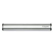 Barre aimantée 3 Claveles en aluminium pour couteaux de cuisine - 30cm