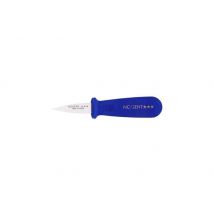 Lancette à huîtres Nogent bleu en acier inox trempé
