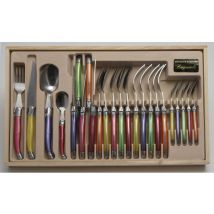 Ménagère Laguiole Pastel Pradel Excellence 24 pièces coffret bois