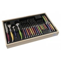 Ménagère Laguiole Pastel Pradel Excellence 24 pièces coffret bois