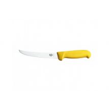 Couteau à désosser Victorinox 5.6508.15 lame 15cm renversée, manche fibrox jaune