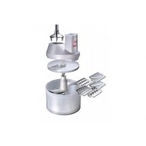 Coffret Bamix Box couleur Argent - Bamix SwissLine + SliceSy et accessoires