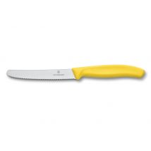 Couteau de table jaune Victorinox SwissClassic en inox