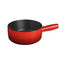 Caquelon savoyard Invicta en fonte émaillée rubis - Spécial fondue 24cm