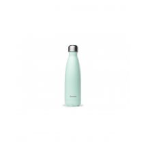Bouteille isotherme Qwetch Pastel vert inox