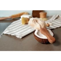 Brosse à vaisselle naturelle Cookut en sisal avec manche bois - 20cm