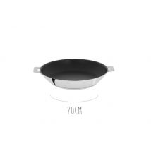 Poêle Cristel Mutine Amovible Exceliss antiadhérente en inox 20cm