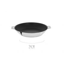 Poêle Cristel Mutine Amovible Exceliss antiadhérente en inox 24cm