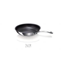 Poêle anti adhésive Beka Chef en inox + poignée en fonte 26cm