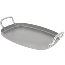 Plancha en fer De Buyer Mineral B 38x26cm - 2 poignées
