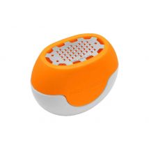 Zesteur Microplane Flexi Zesti en silicone avec récipient Orange