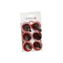 Kit de 6 douilles De Buyer Garnir en Tritan + support de rangement