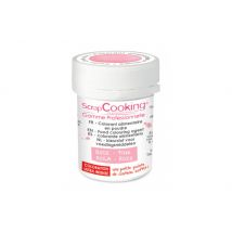 Colorant alimentaire en poudre Scrapcooking pot de 5g Rose poudré