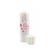 Boite 25 caissettes de cuisson Scrapcooking rigides - 6x4,5cm Etoiles colorées