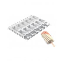 Moule à glace Silikomart Stecco Flex en silicone - 12 formes tango 92x45mm
