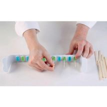 Kit moule à glace L'Italiano Silikomart - 2 moules silicone et 2 supports synthétiques