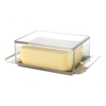 Beurrier Gefu Brunch base inox effet verre 250g