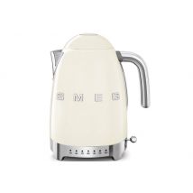 Bouilloire Smeg température réglable années 50 - 1,7L Crème