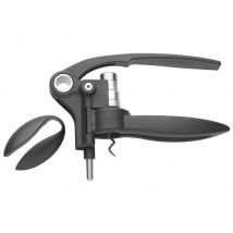 Tire bouchon à levier SCREWPULL Le Creuset LM 250 noir + coupe-capsule