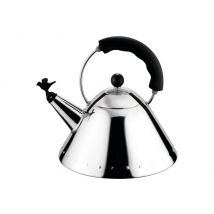 Bouilloire induction Alessi Oisillon inox 18/10 design par Michael Graves - tous feux Noir