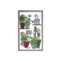 Torchon de cuisine Beauvillé Aromatic en coton et lin - 50x80cm
