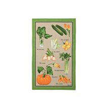 Torchon de cuisine Beauvillé Marché en coton et lin - 50x80cm