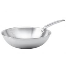 Wok inox 18/10 De Buyer Alchimy - conception 3 plis