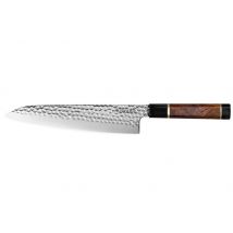 Couteau de chef Sayuto Desert Damas lame martelée 21cm