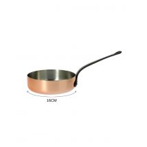 Sauteuse en cuivre droite De Buyer Inocuivre poignée en fonte