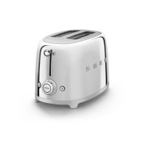 Toaster Smeg 2 tranches multifonctions - Style années 50 Chrome