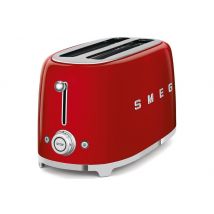 Toaster Smeg design vintage années 50 - 2 longues tranches Rouge