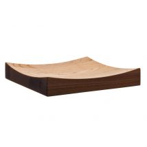 Planche de cuisine pour hachoir Triangle 23x23x4cm - bois de frêne