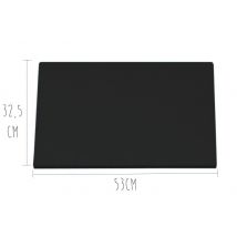 Planche à découper professionnelle noire HD500 avec pieds - 53x32,5cm