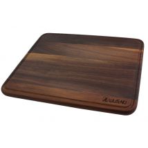 Planche à découper en noyer Wusaki avec rigole - 40x 30x1,9 cm